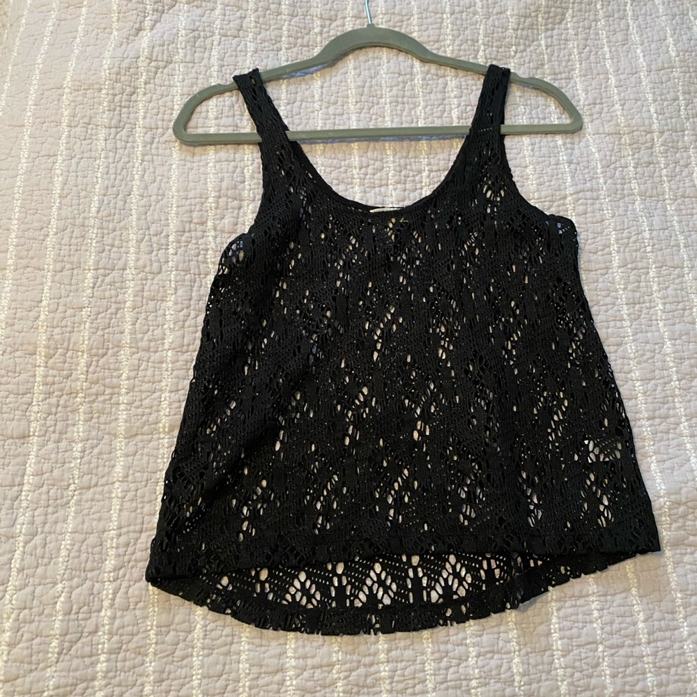 Black and gold tank top